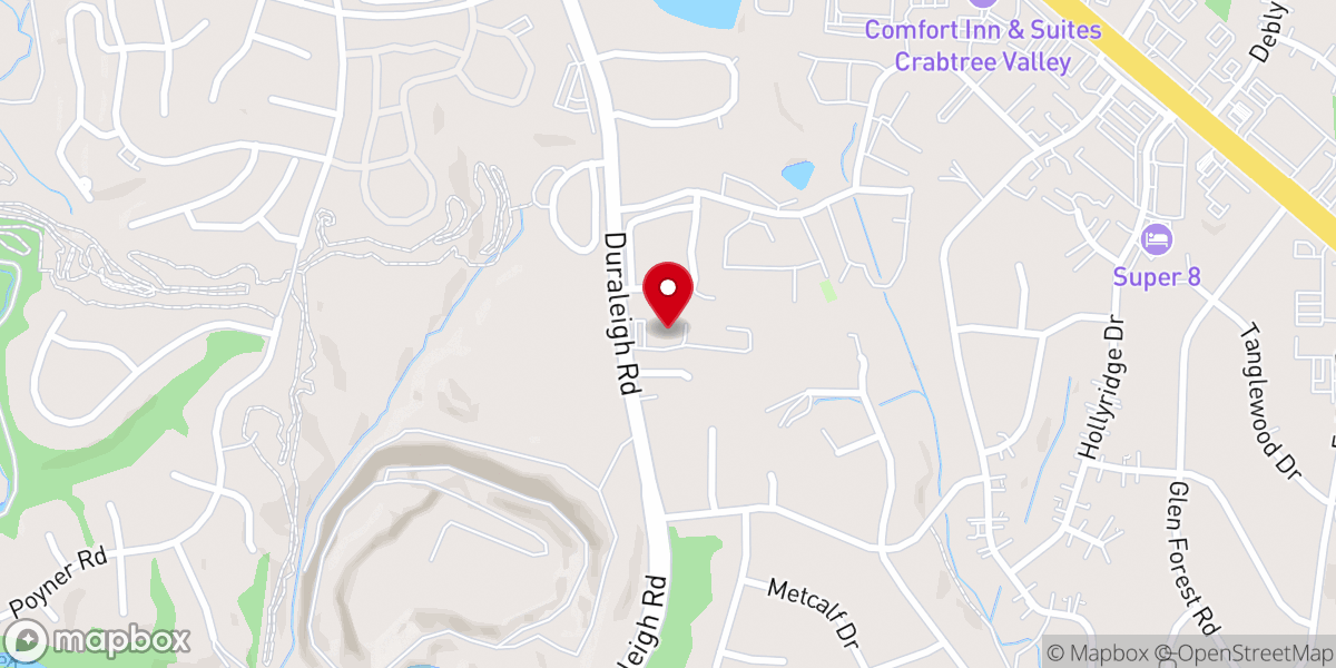 Map showing location of Duraleigh Korean Presbyterian Church