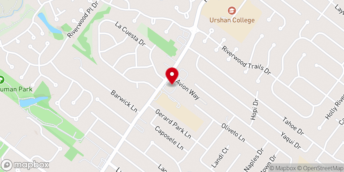 Map showing location of Lutheran Church of the Good Shepherd