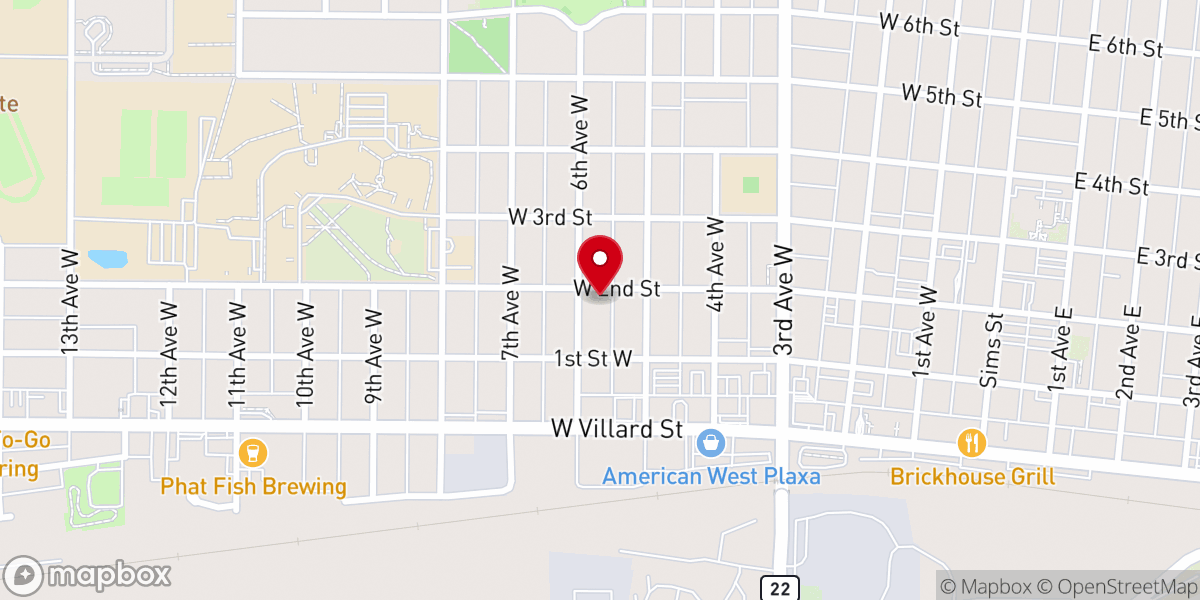 Map showing location of St John Lutheran Church - ELCA