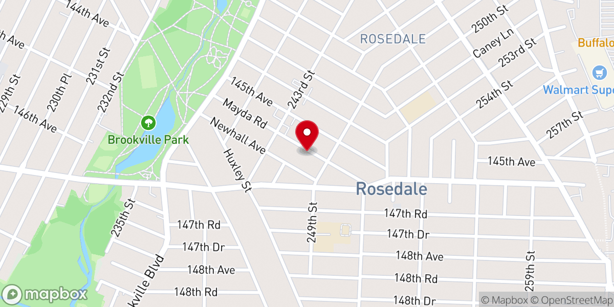 Map showing location of St James Holiness Church