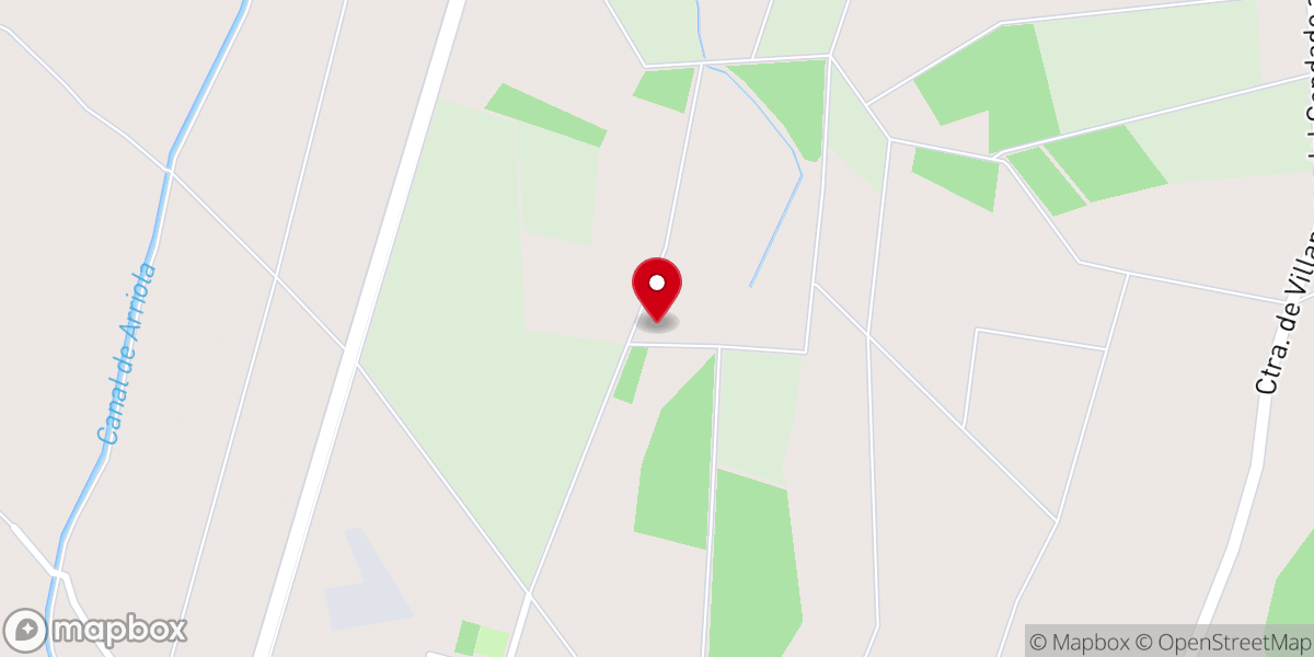 Map showing location of Ermita de Villasfrías