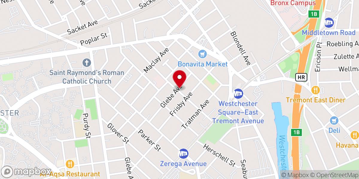 Map showing location of Victory Tabernacle Church, Inc.