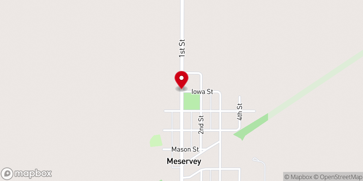 Map showing location of Salem United Methodist Church