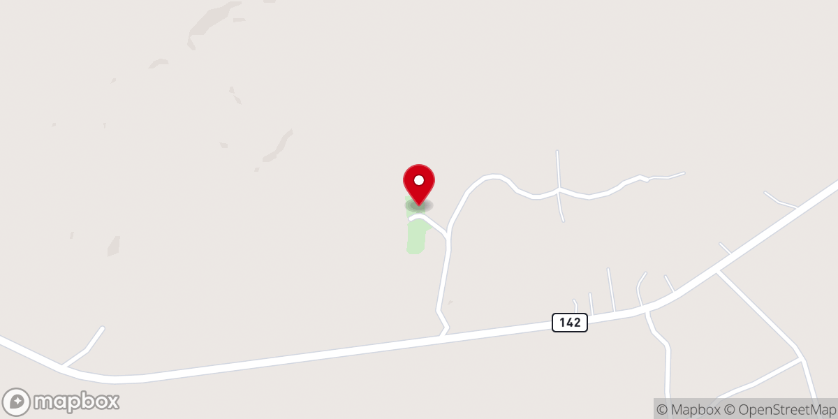Map showing location of Mount Zion Baptist Church
