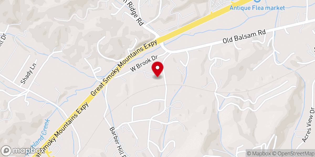 Map showing location of Rockwood Church