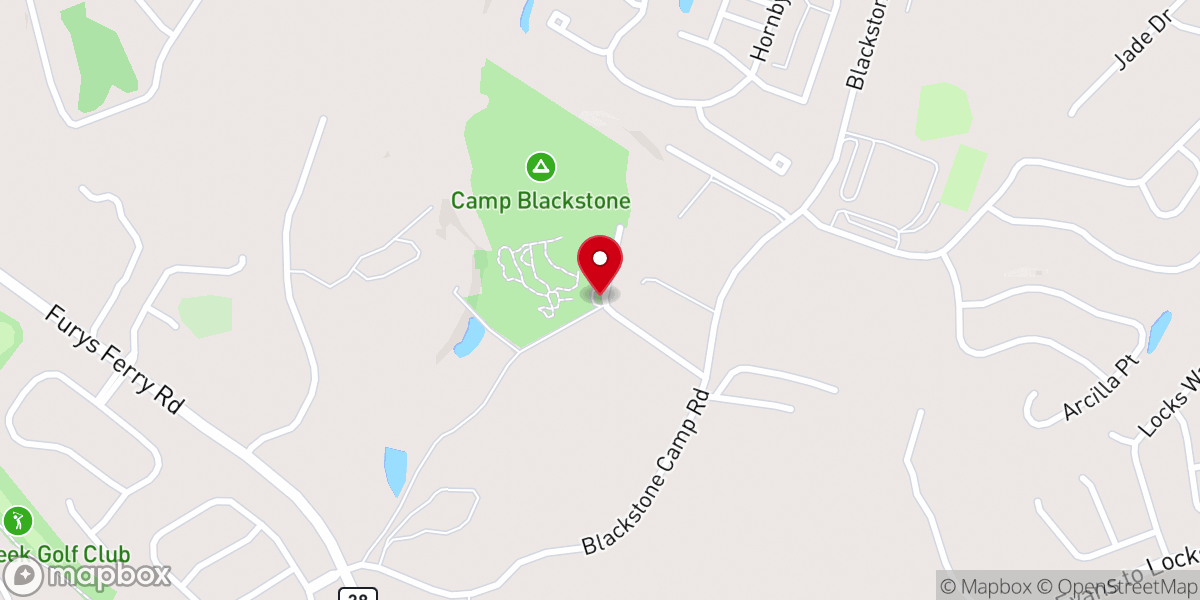 Map showing location of Camp Helaman
