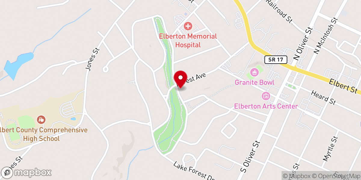 Map showing location of Saint Mary Catholic Church
