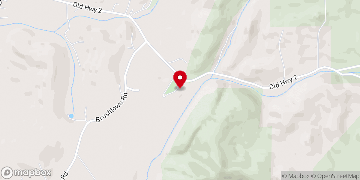 Map showing location of Mount Sumach Baptist Church