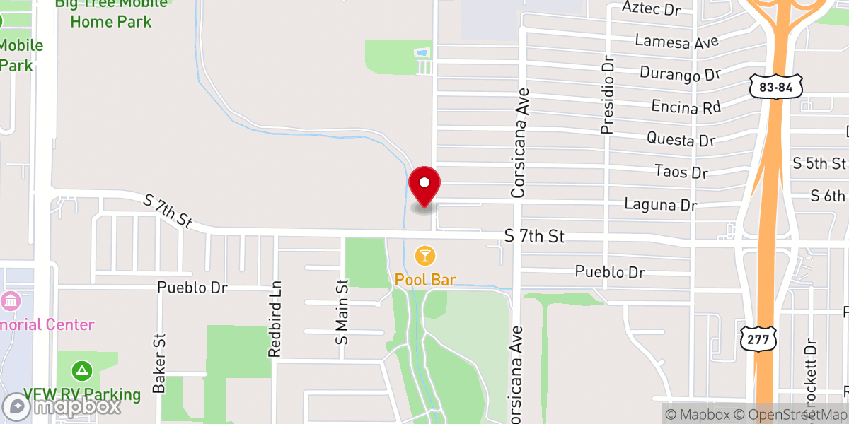 Map showing location of Redeemed Christian Church of God Victory House Abilene
