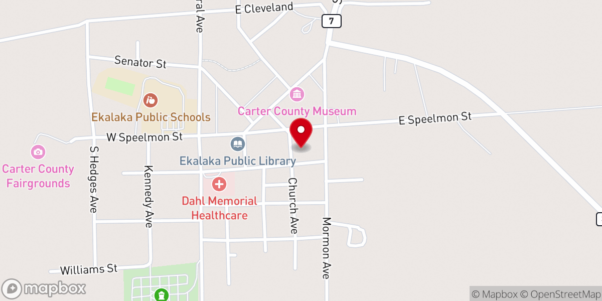Map showing location of United States Postal Service