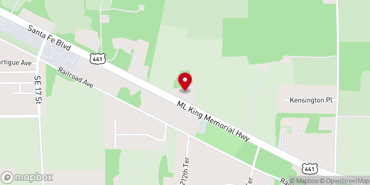 Map showing location of First United Methodist Church