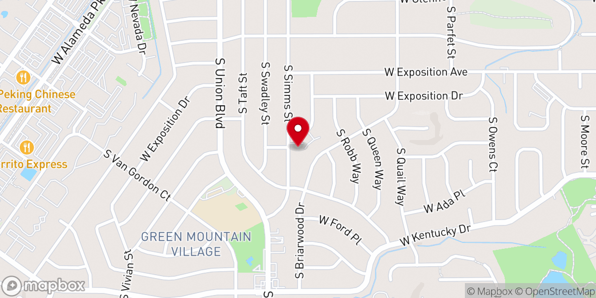 Map showing location of Wesleyan Bible Church