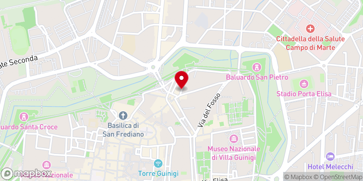 Map showing location of Chiesa di San Leonardo in Borghi