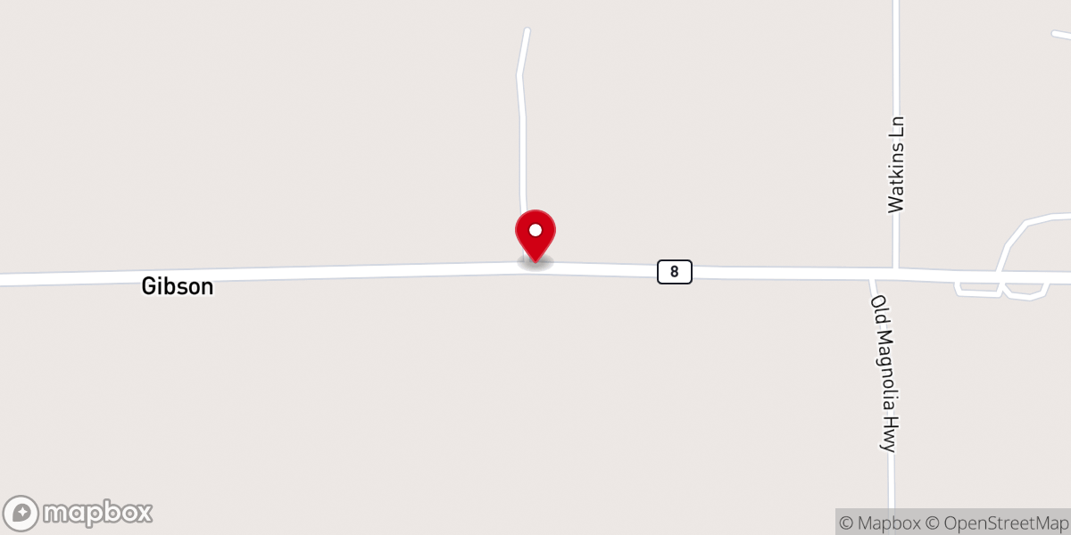 Map showing location of Ebernezer MB Church