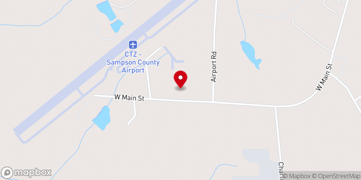 Map showing location of Allegiant Church & Creative Ministries