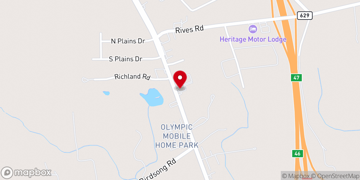 Map showing location of Greater Works Christian Center