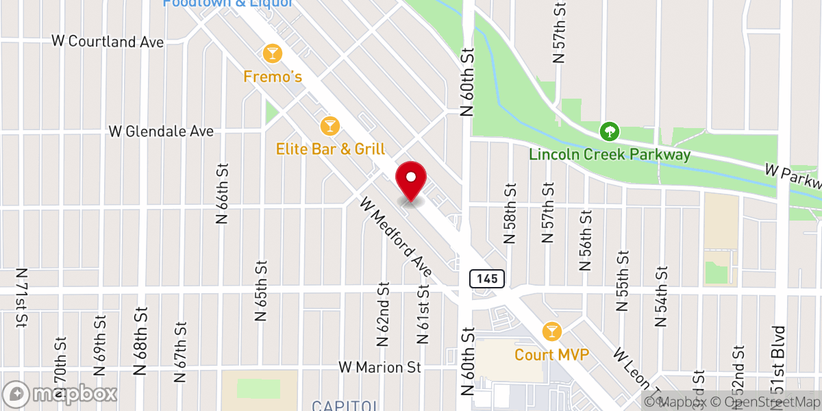 Map showing location of Liberty and Truth Ministries
