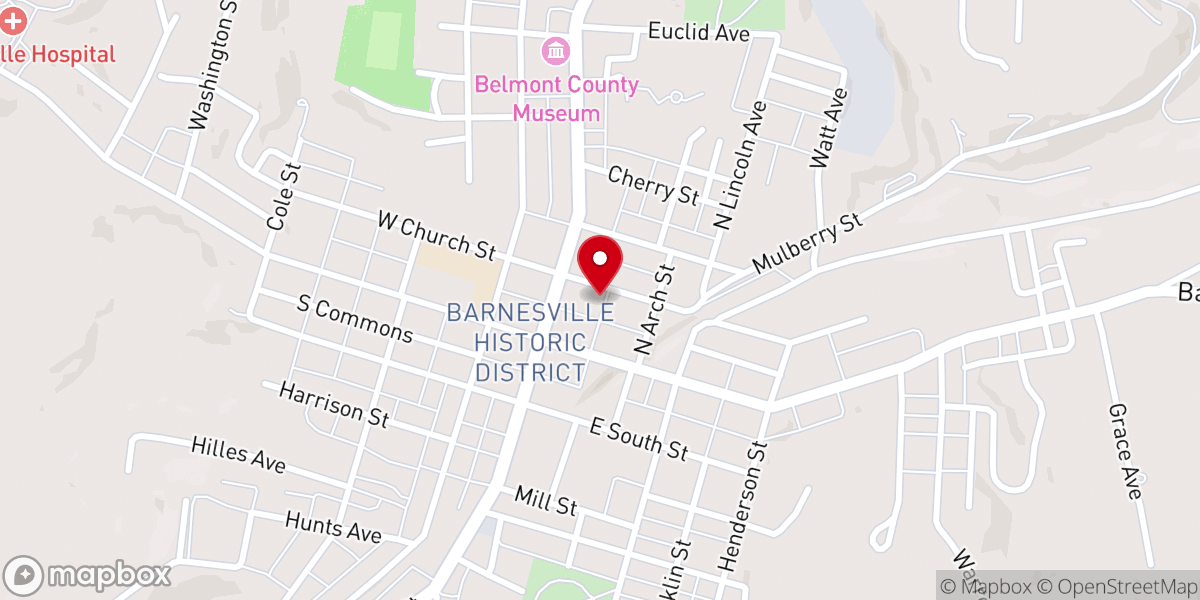 Map showing location of United States Postal Service