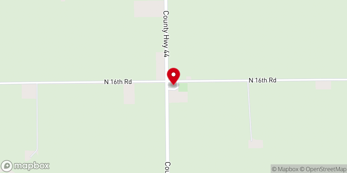 Map showing location of Richland United Methodist Church