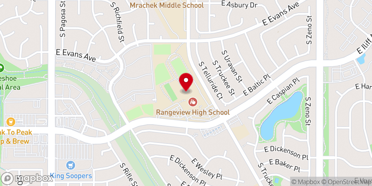 Map showing location of Heart For The World Christian Center