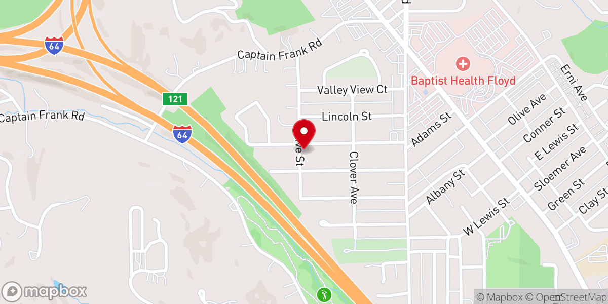 Map showing location of Prince of Peace