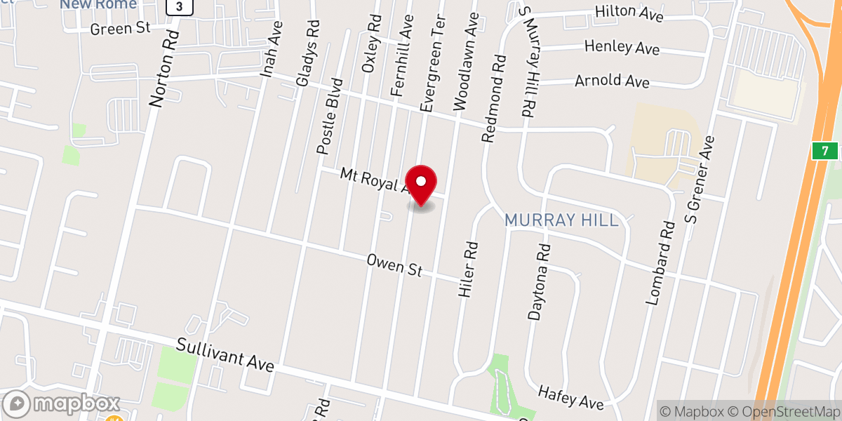Map showing location of The Beacon Church
