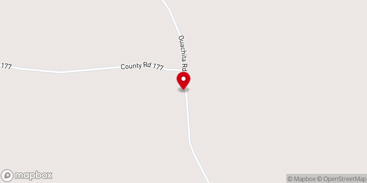 Map showing location of Adams Chapel