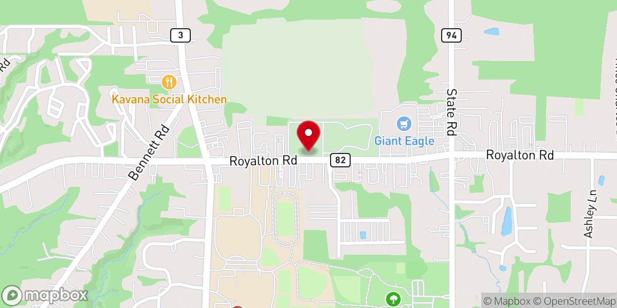 Map showing location of Southwest Unitarian Universalist Church