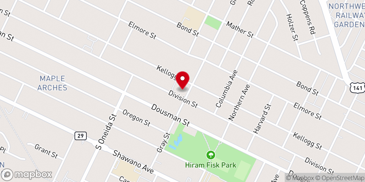 Map showing location of Church of the Annunciation