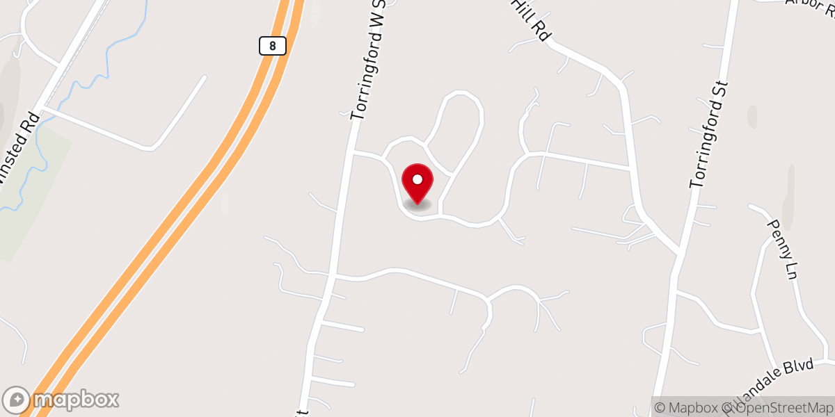 Map showing location of Urban Hope Inc