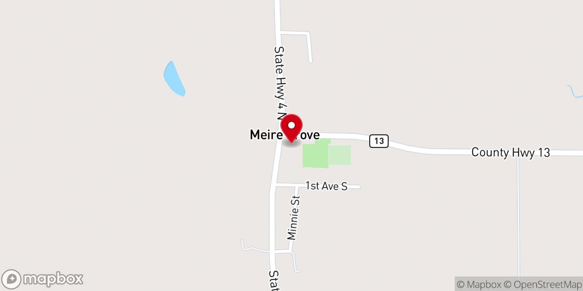 Map showing location of St John the Baptist Catholic Church