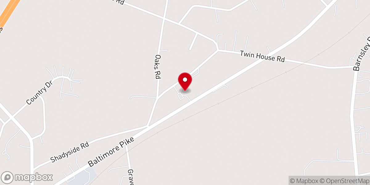 Map showing location of Bethany Presbyterian Church (PCA)