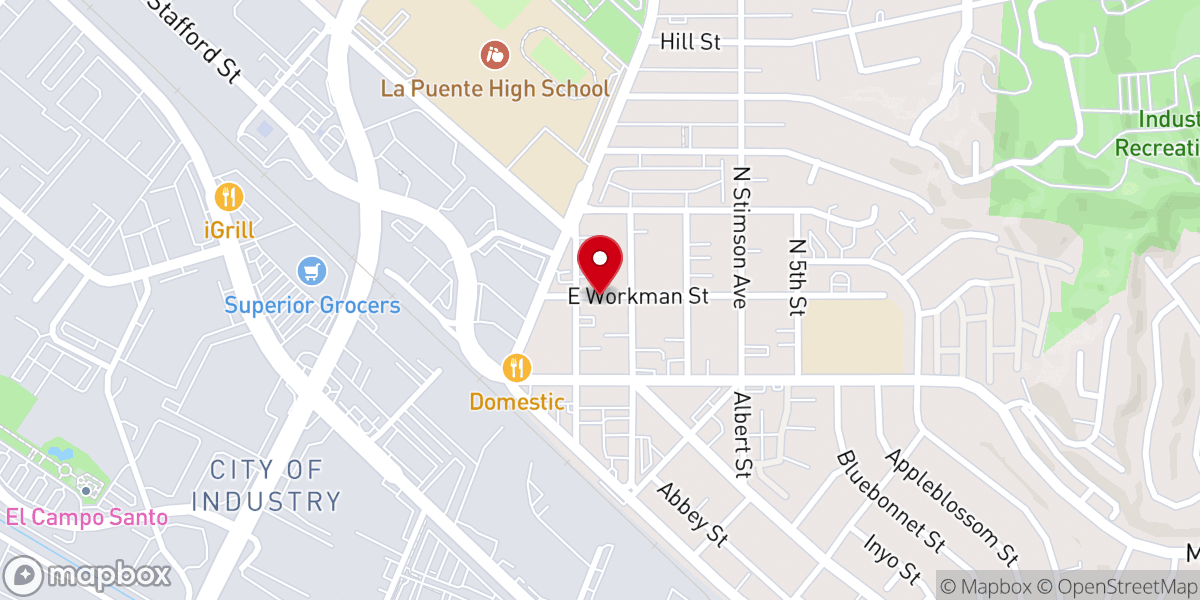 Map showing location of Iglesia Del Dios Vivo