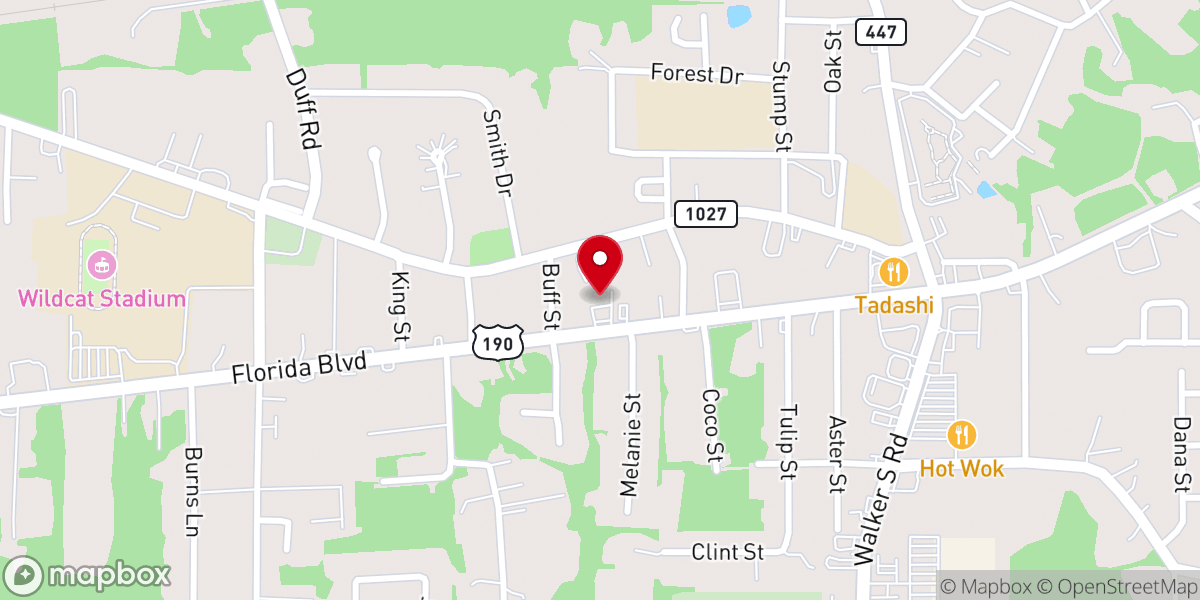 Map showing location of Walker Pentecostal Church