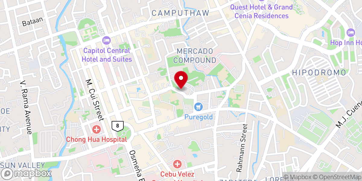 Map showing location of Our Mother of Perpetual Help - Redemptorist Church