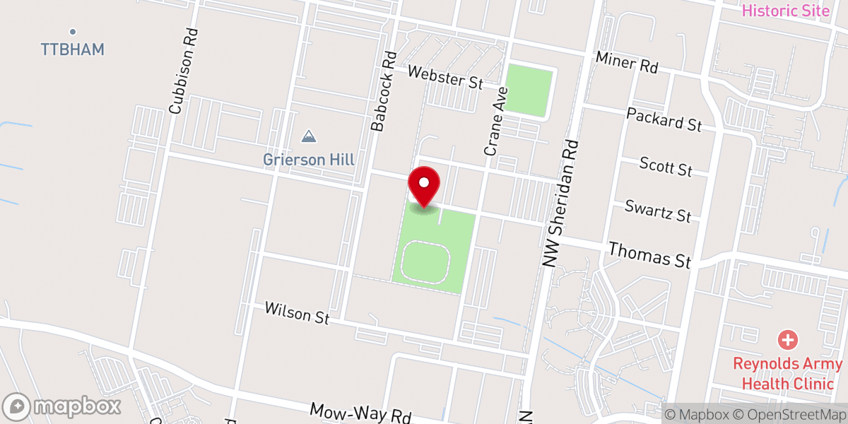 Map showing location of Eastern Orthodox Service