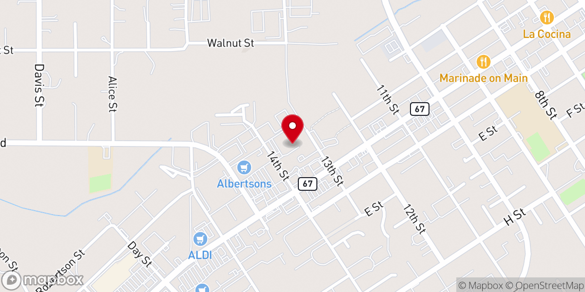 Map showing location of Calvary Chapel Ramona