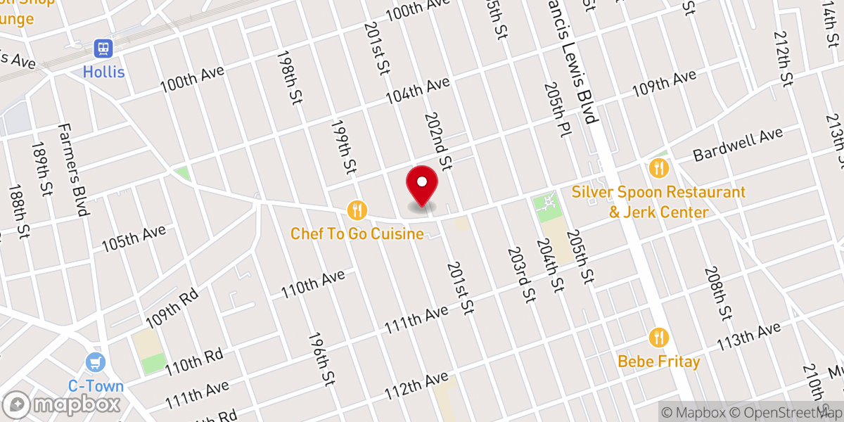 Map showing location of Redemption Apostolic Ministry Inc.