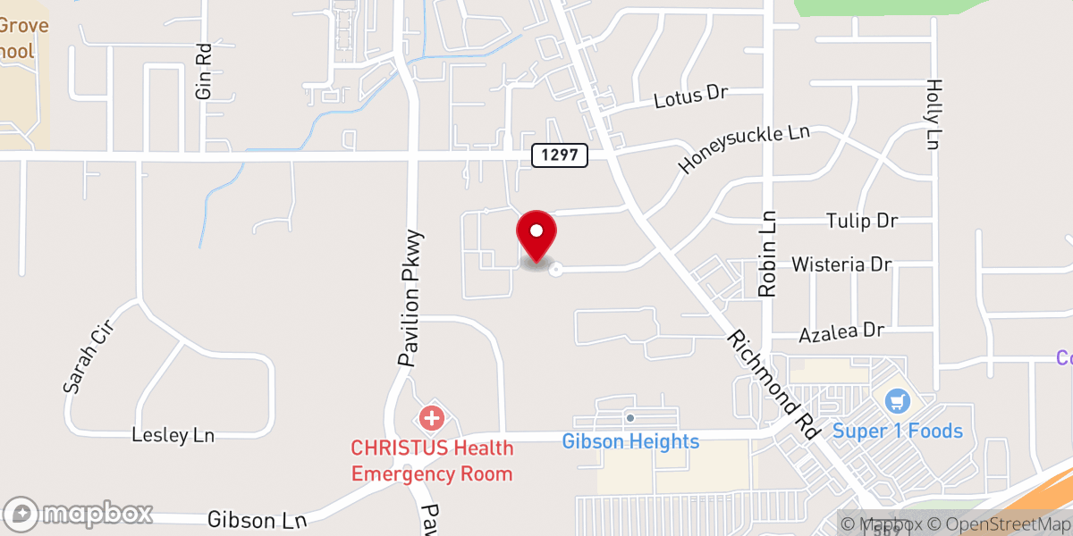 Map showing location of Magnolia Church