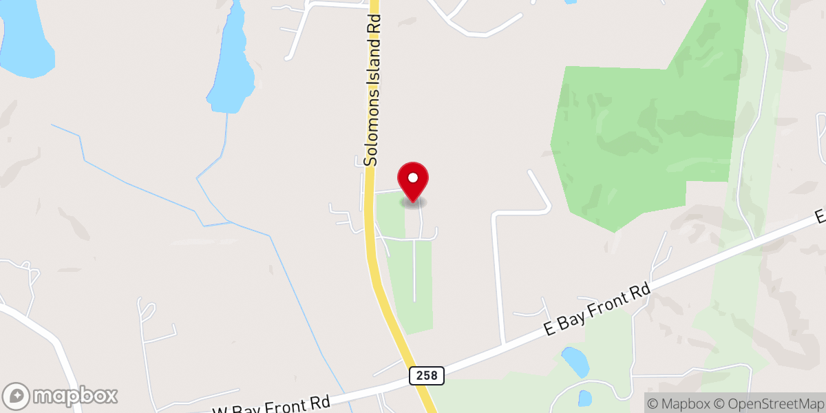 Map showing location of St. James' Episcopal Parish