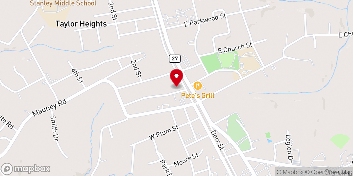 Map showing location of The Way Christian Church