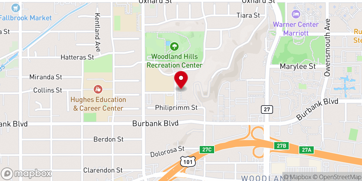 Map showing location of Prince of Peace Church Labyrinth