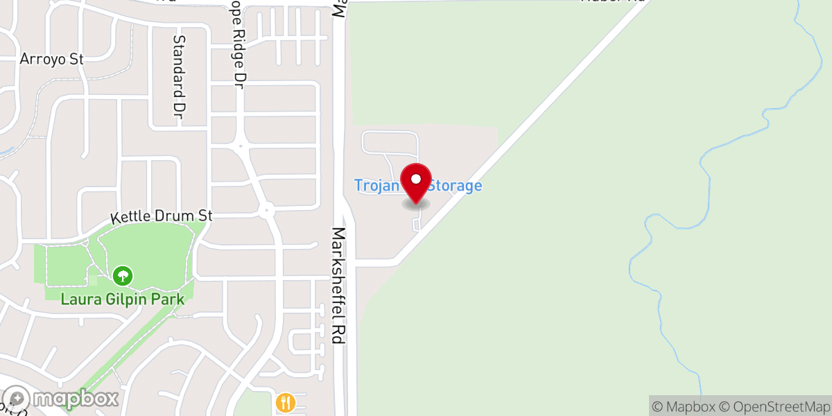 Map showing location of Hope Bible Fellowship