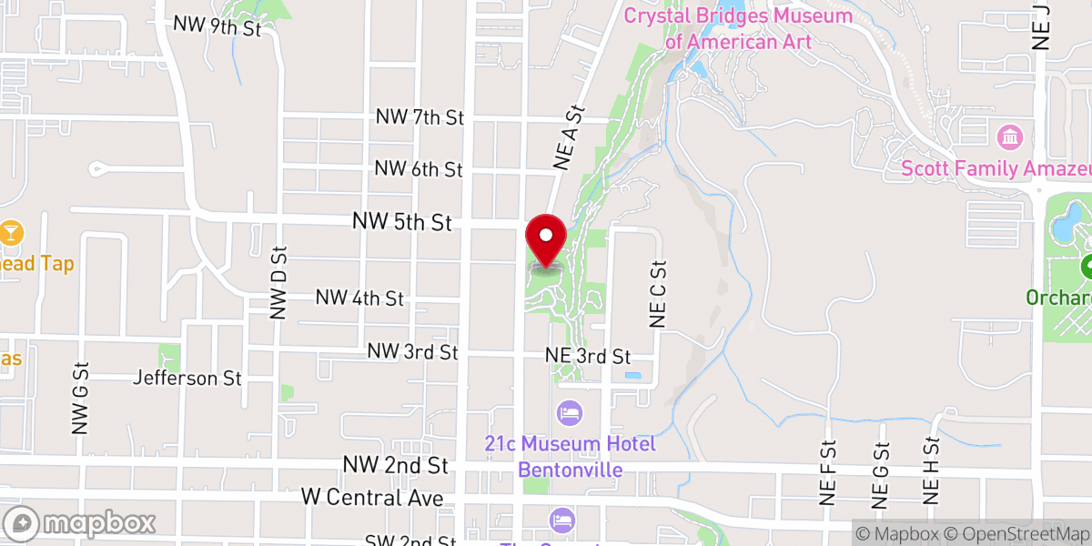 Map showing location of Compton Gardens & Arboretum