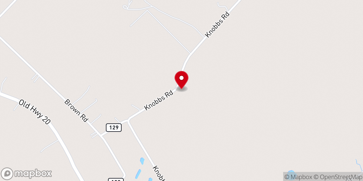 Map showing location of Grateful Gathering Chapel