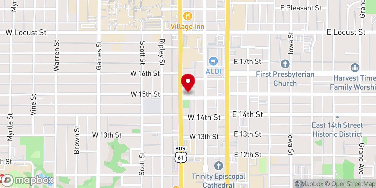 Map showing location of Saint Athanasius Orthodox Church