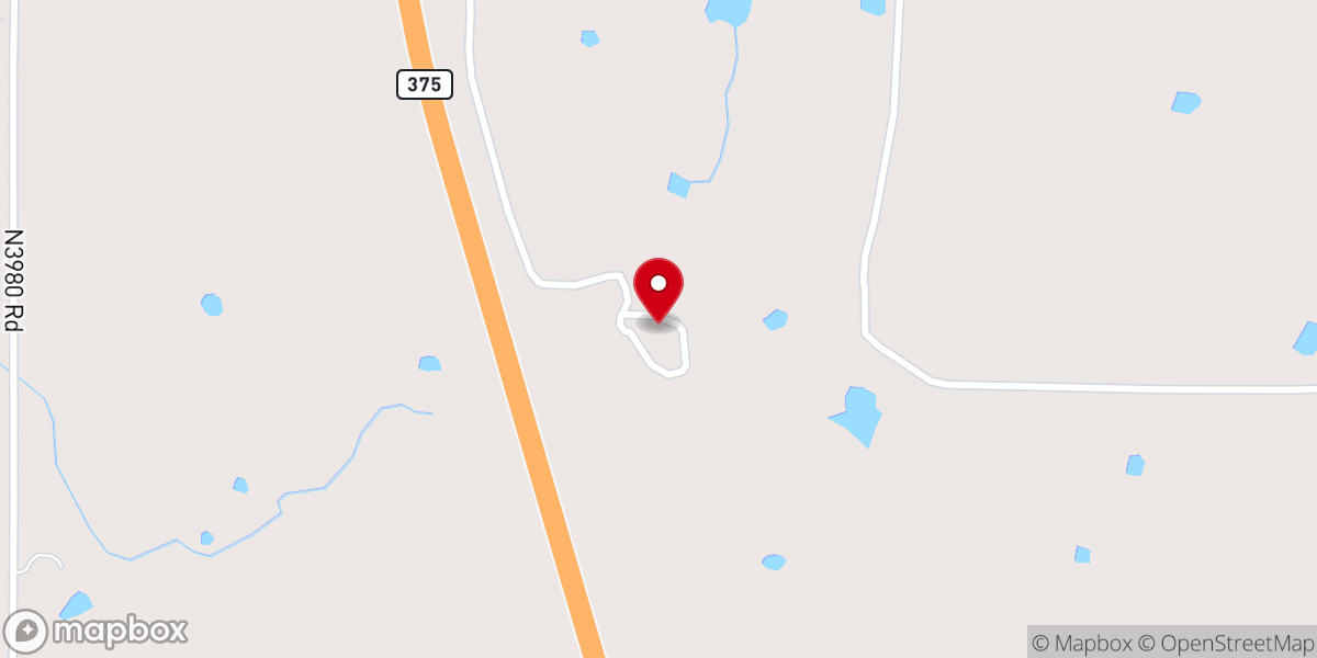 Map showing location of Weogufkee Church