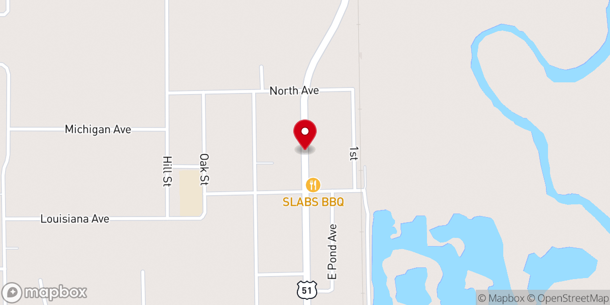 Map showing location of Calvary Harvestime Tabernacle