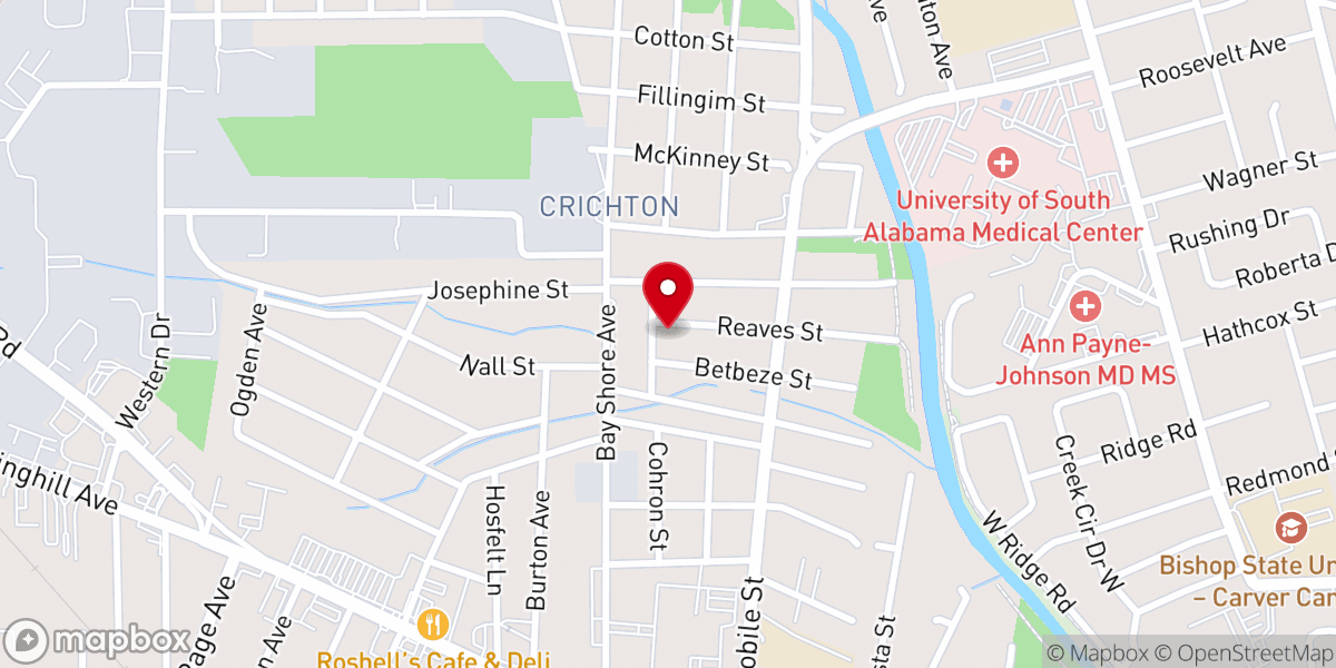 Map showing location of New Testament Church