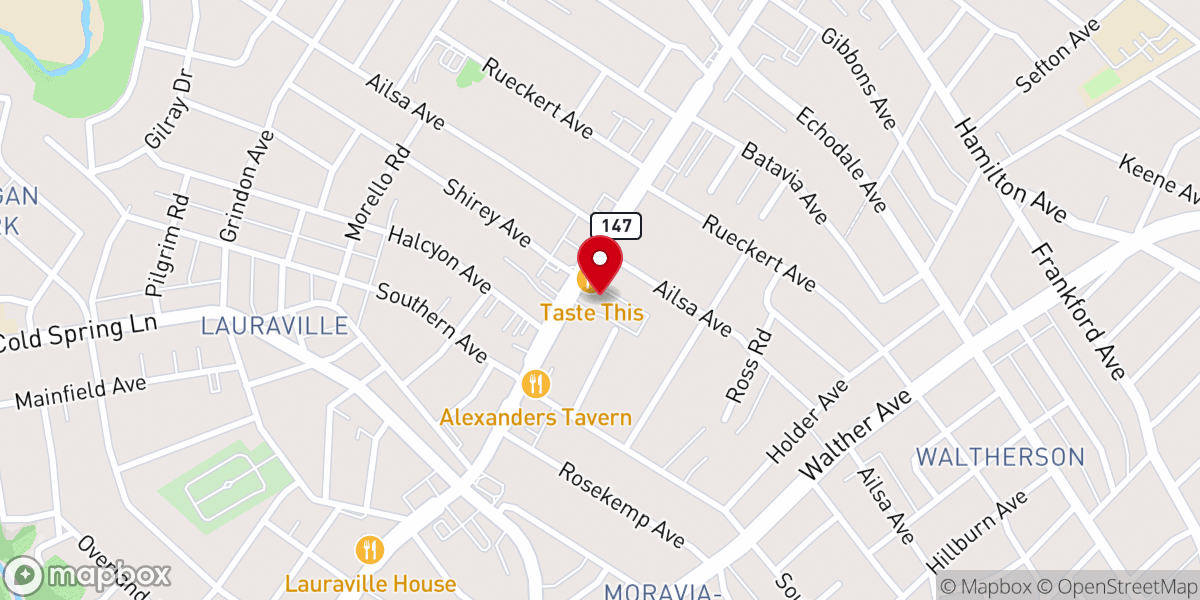 Map showing location of Mount Carmel Baptist Church